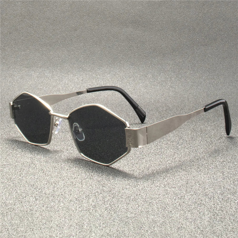Vintage Punk Round Sunglasses