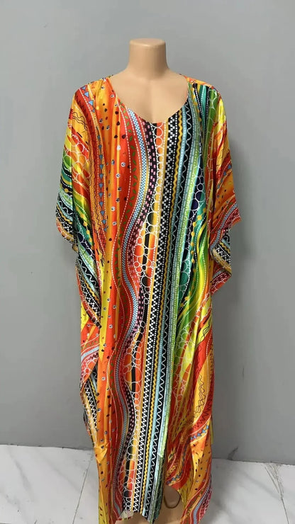 Loose Waist Long Dress