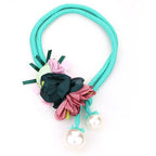 Boho Pearls Flower Necklace