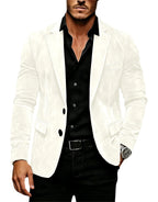 Suede Texture Notch-Lapel Sport Coat