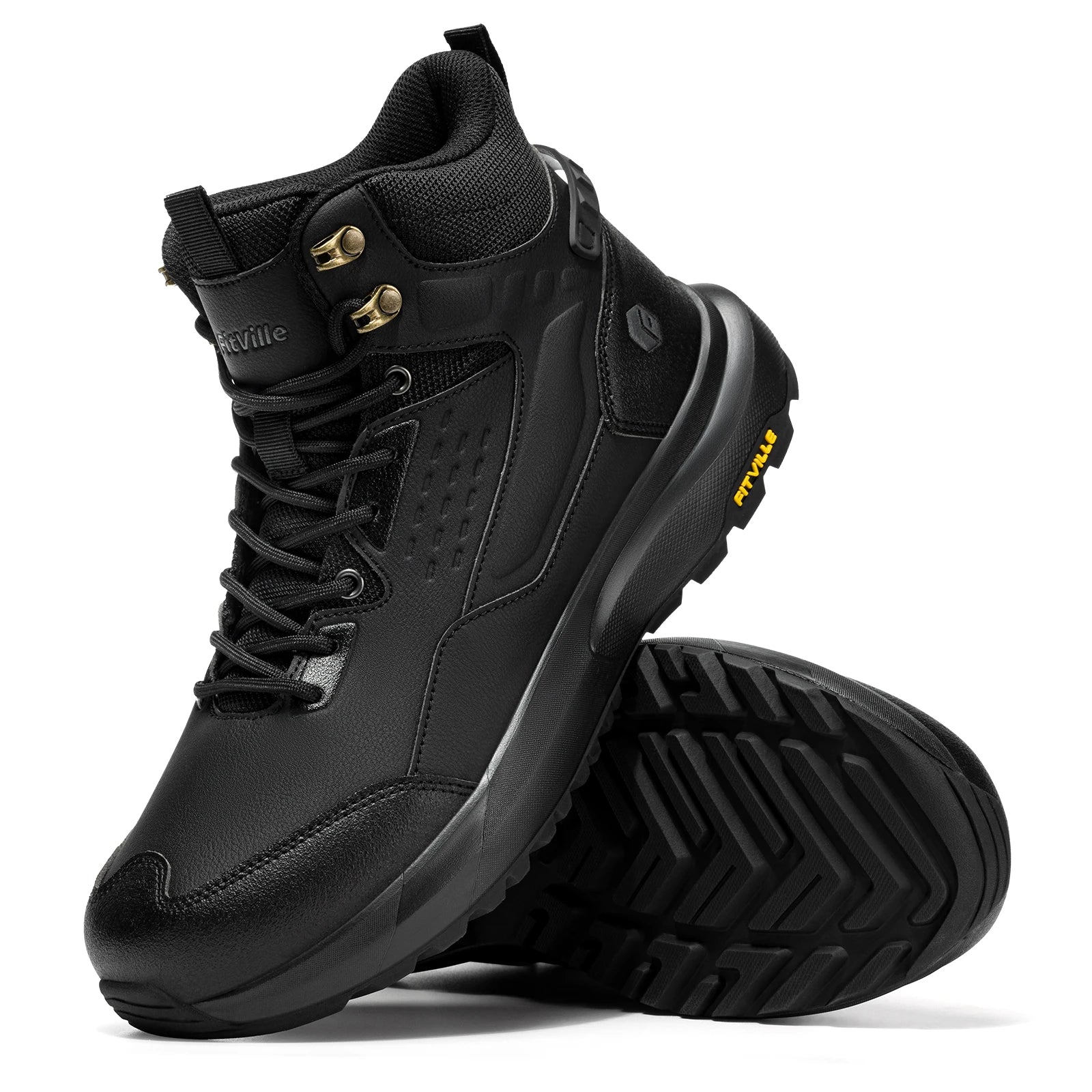 FitVille Water-Resistant Wide-Toe Boots