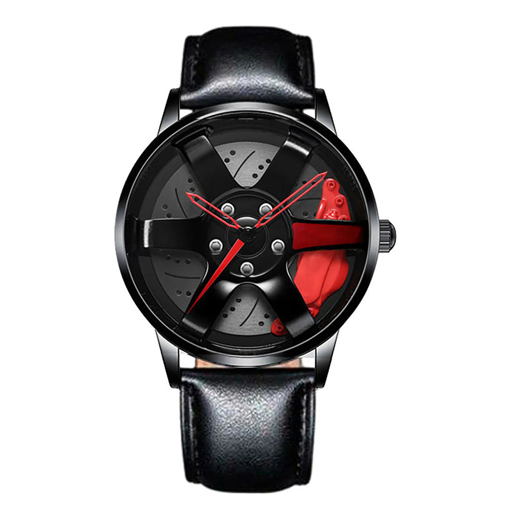 Luxfacigoo Car Wheel Quartz Watch