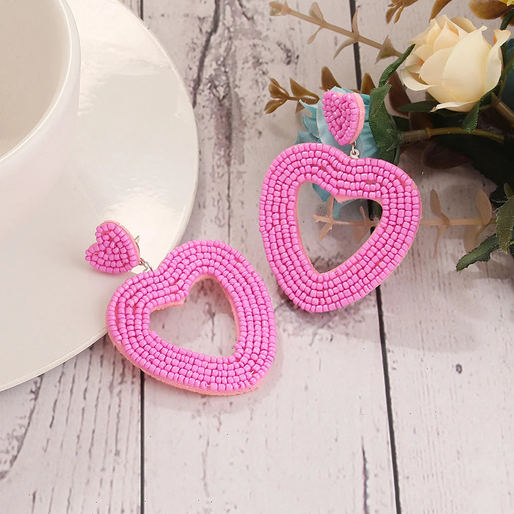 Love Letter Beaded Earrings