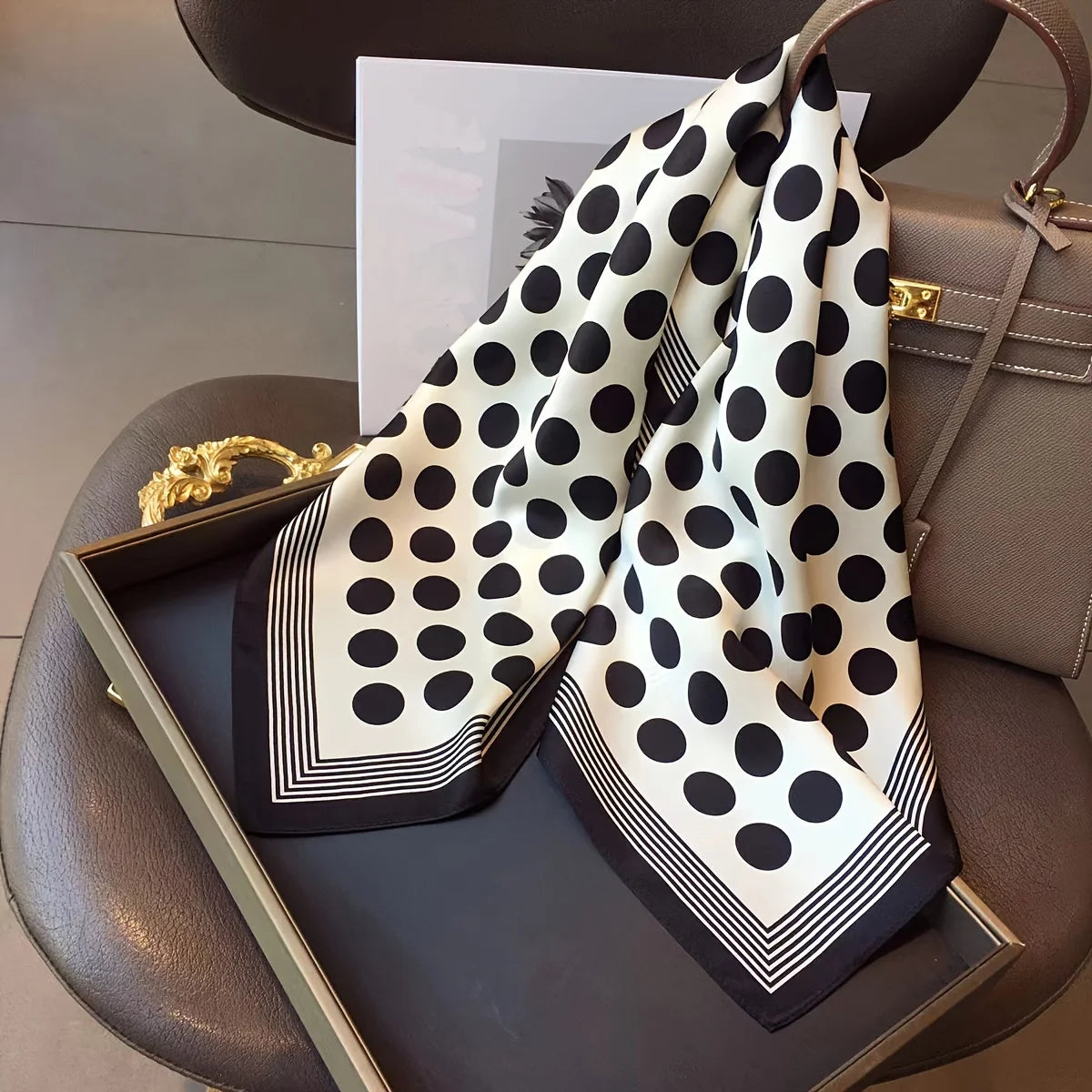 Polka Dot Square Neckerchief