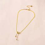 Insect Pendant Snake Necklace
