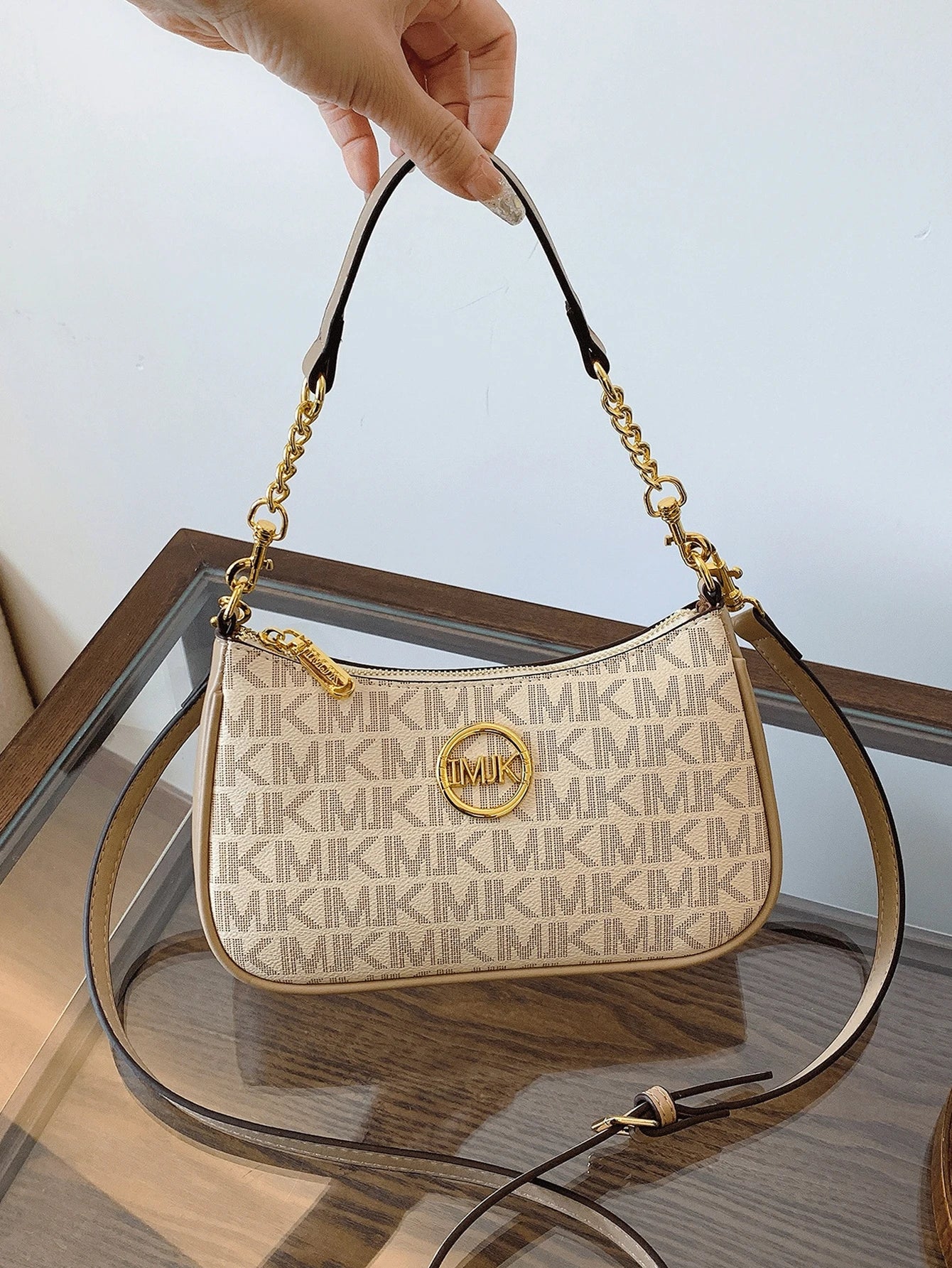 Gold Chain Crossbody Bag