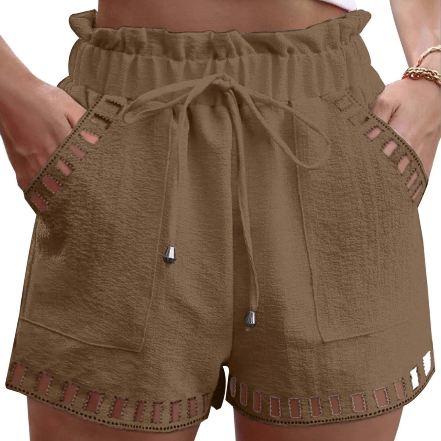 High Waist Beach Shorts