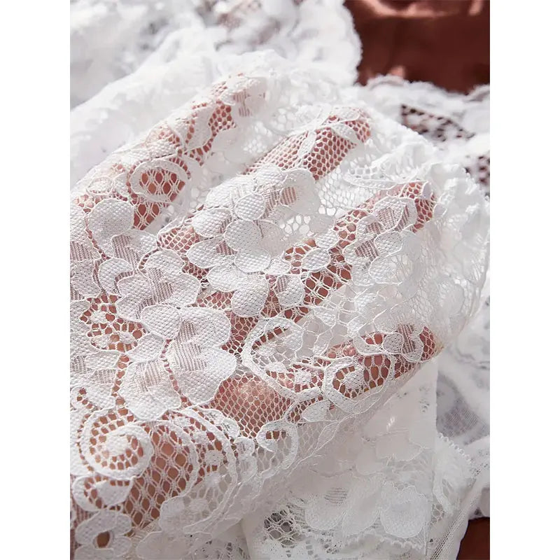 Transparent Tulle Nightgown Set