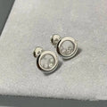 Rhinestone Stud Earrings