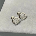 Rhinestone Stud Earrings