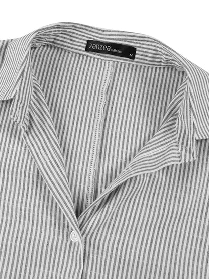 Stripe Printed Long Dress