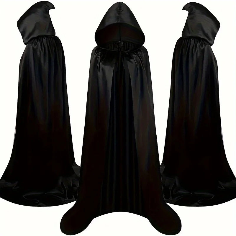 Black Grim Reaper Costume Cloak