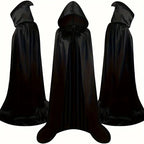 Black Grim Reaper Costume Cloak