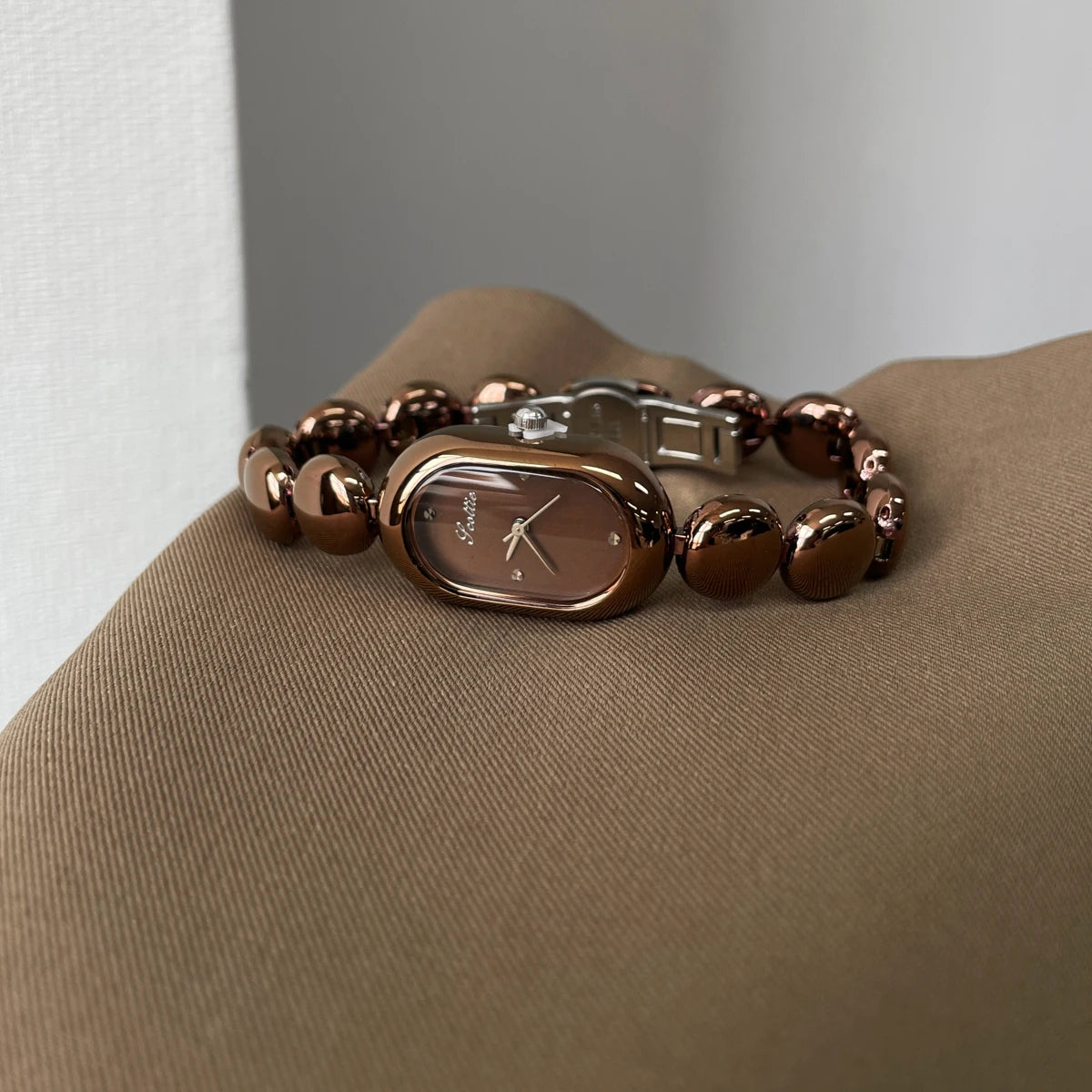 Oval Steel Watch