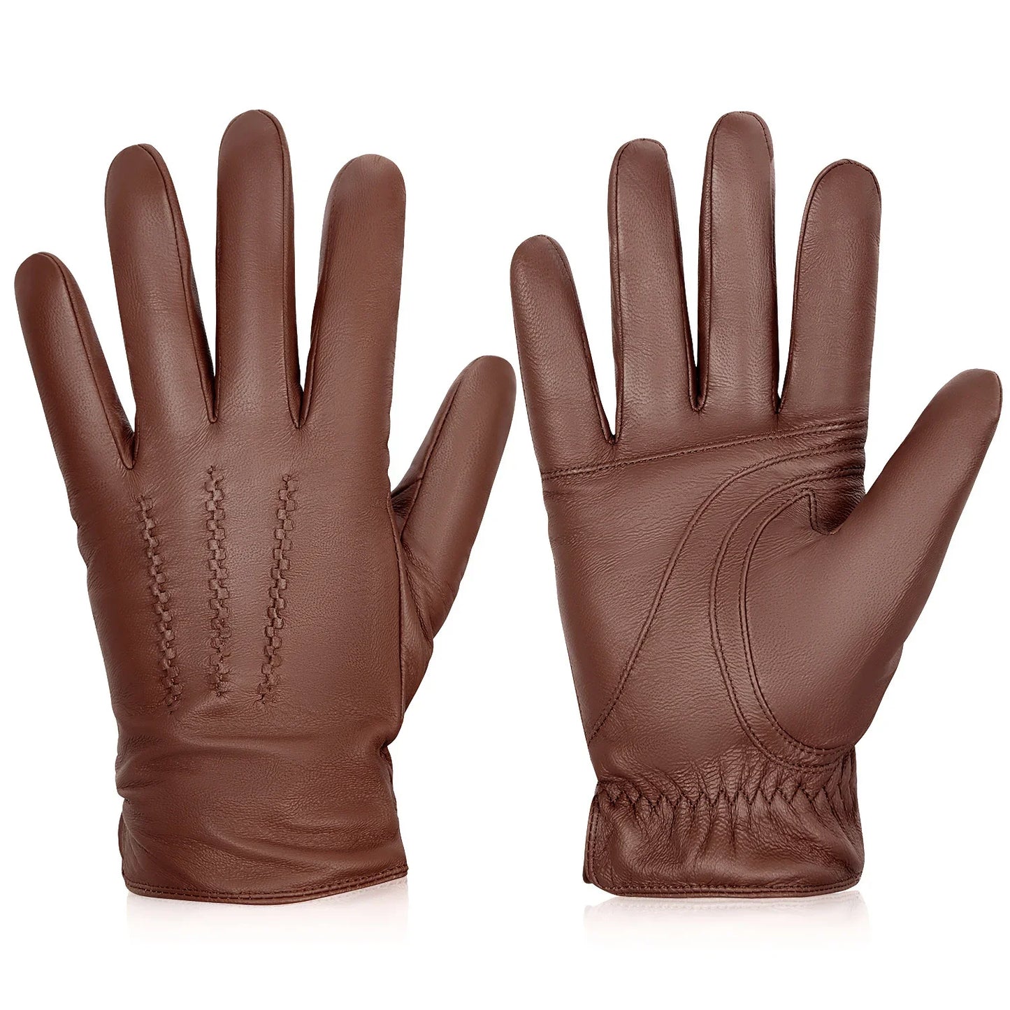 Sheepskin Leather Winter Gloves