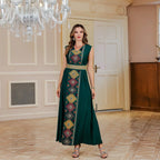 Open Kaftan Abaya Suit