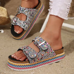 Roman Wedge Summer Sandals