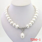 Marine Shell Pearl Necklace Women