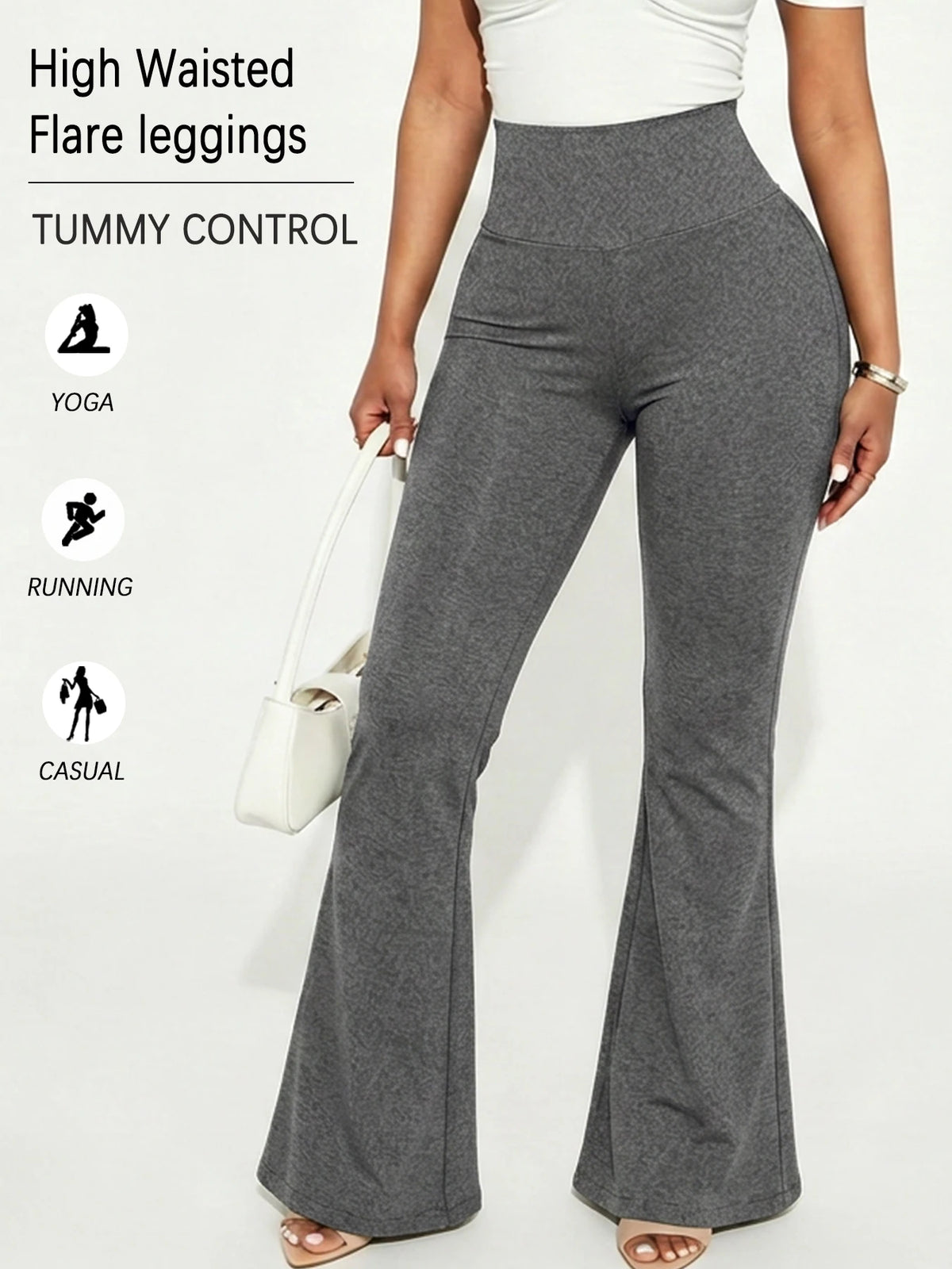 Super-Soft Bell-Bottom Yoga Leggings