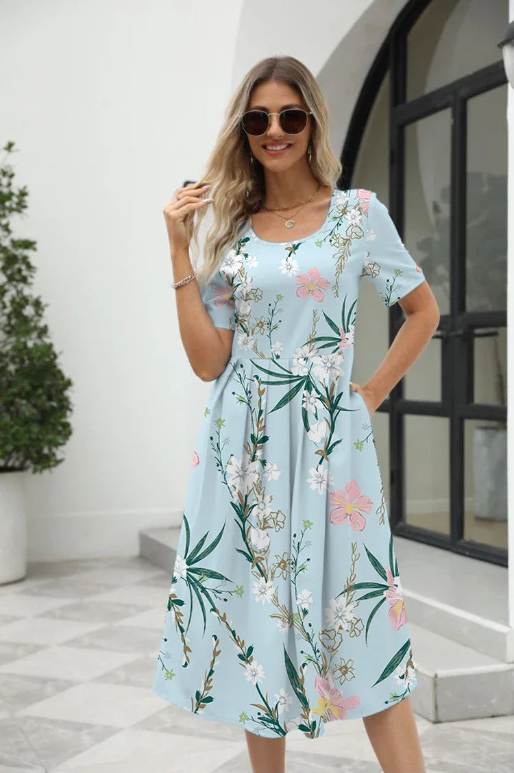 Chic Printed Summer Dress