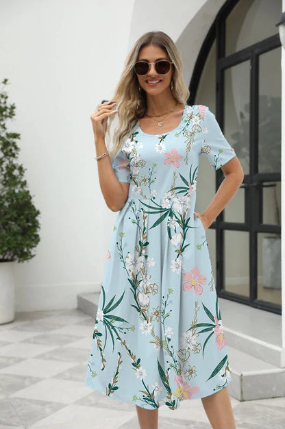 Chic Printed Summer Dress