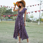 Bohemian Short-sleeve Dress