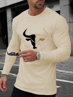 3D Print Casual Long Sleeve Tee