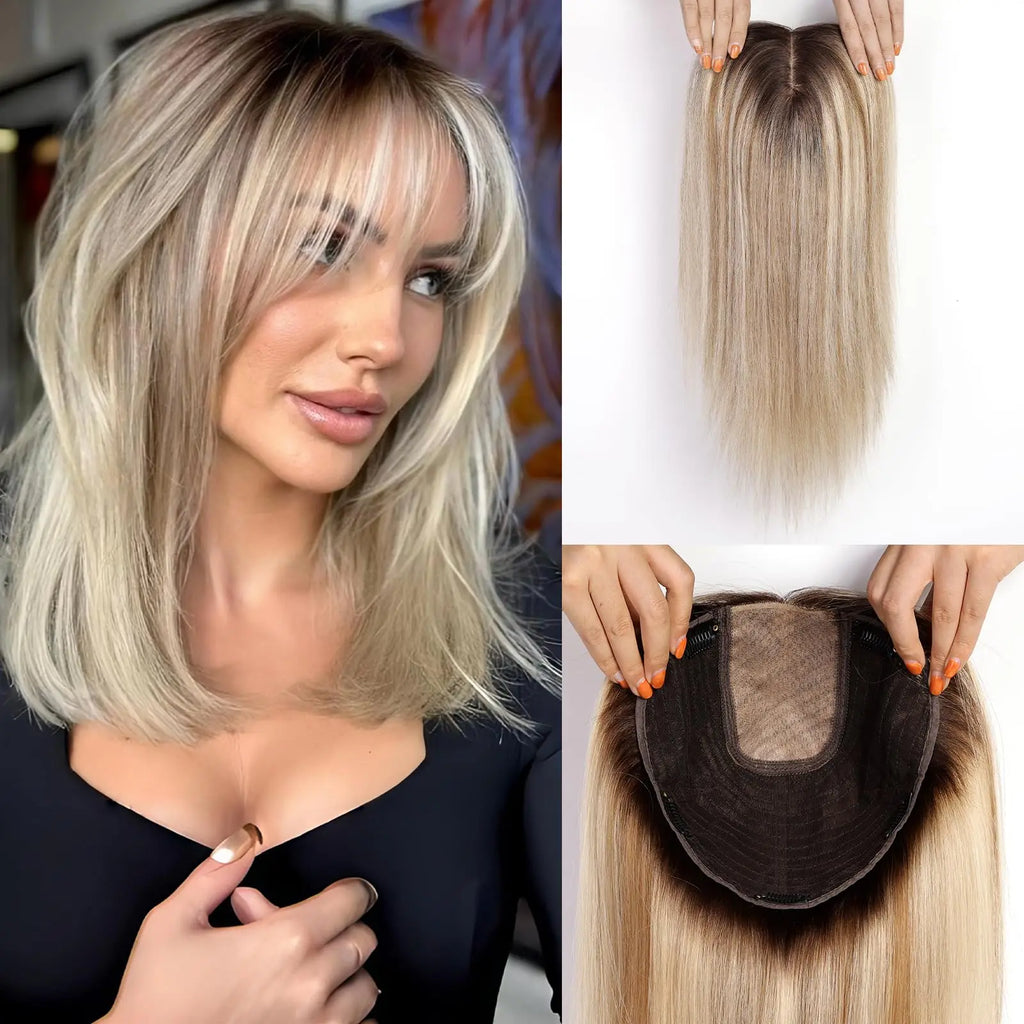 Remy Hair Topper