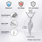 Prjewel Feather Pendant Necklace