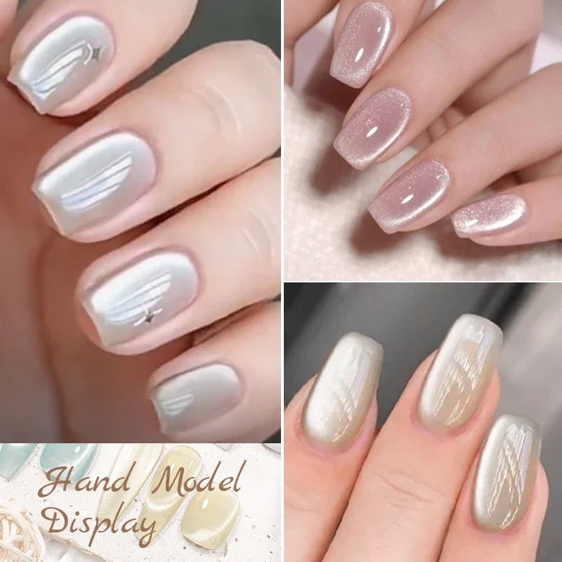 Moonlight Cat Magnetic Gel Nail