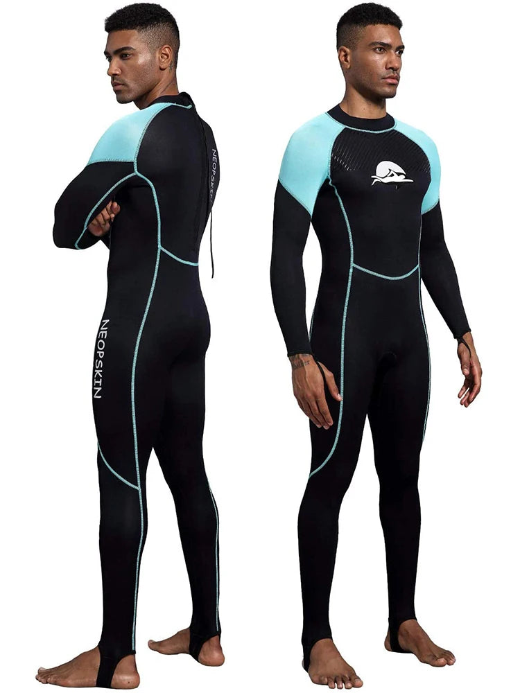 Back-Zip Full Body Wetsuit