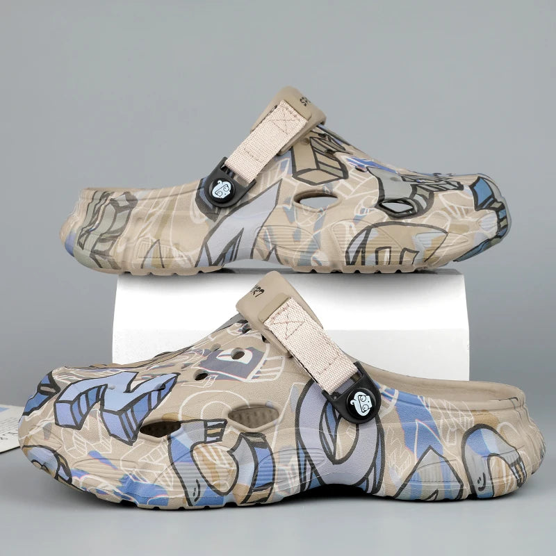Lightweight Thick-Sole Beach Flip-Flops