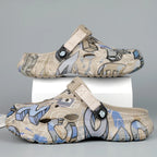Lightweight Thick-Sole Beach Flip-Flops