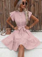 Polka Dot Ruffle Dress
