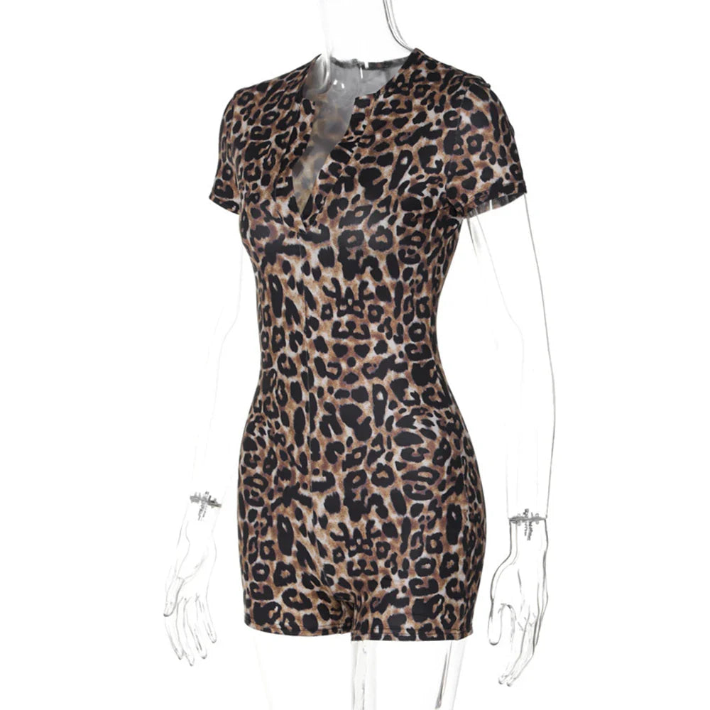Women’s Leopard Summer Jumpsuit