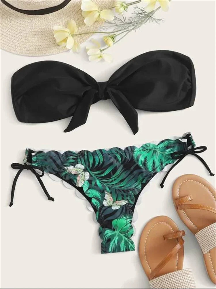 Women's Lace-Up Bikini