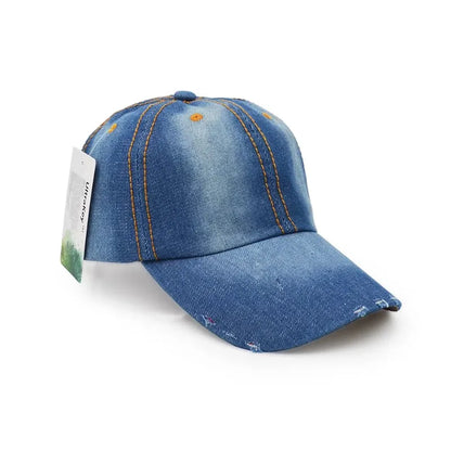 Unisex Vintage Denim Cap