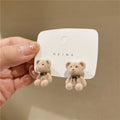 Plush Rabbit Stud Earrings