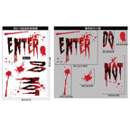 Ghostly Horror Window Stickers
