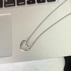 Zircon Clavicle Chain Necklace