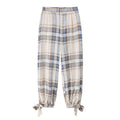 Guobioziy Mesh Bow Straight-Leg Pants