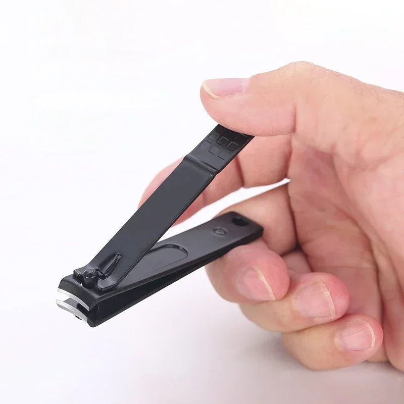 Black Nail Clippers Stainless Steel