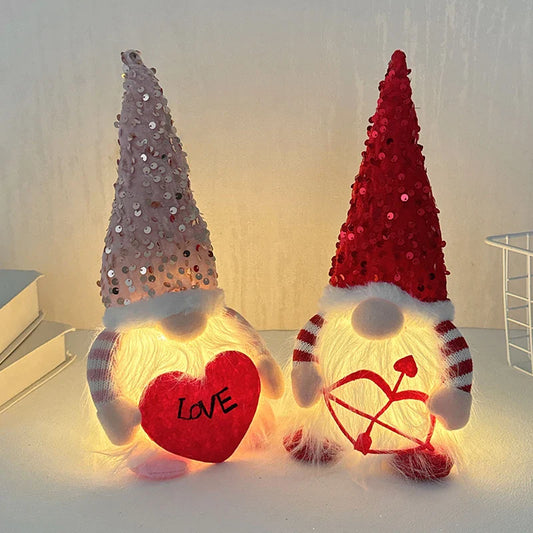 LED Gnome Plush Decoration