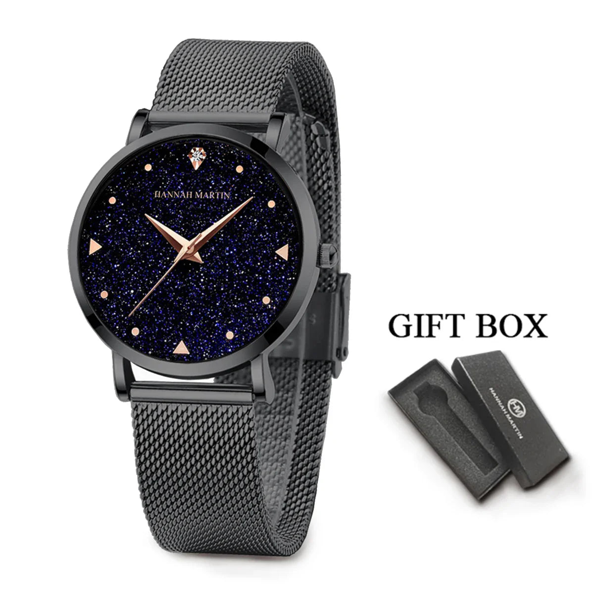 Rose Gold Rhinestone Women’s Watch