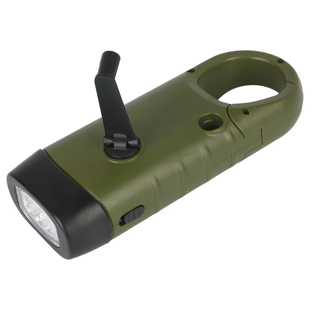 Solar-Powered Emergency Flashlight