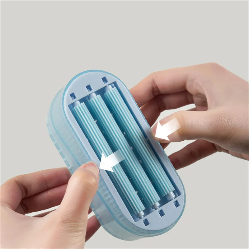 Multifunctional Roller Brush Soap Box
