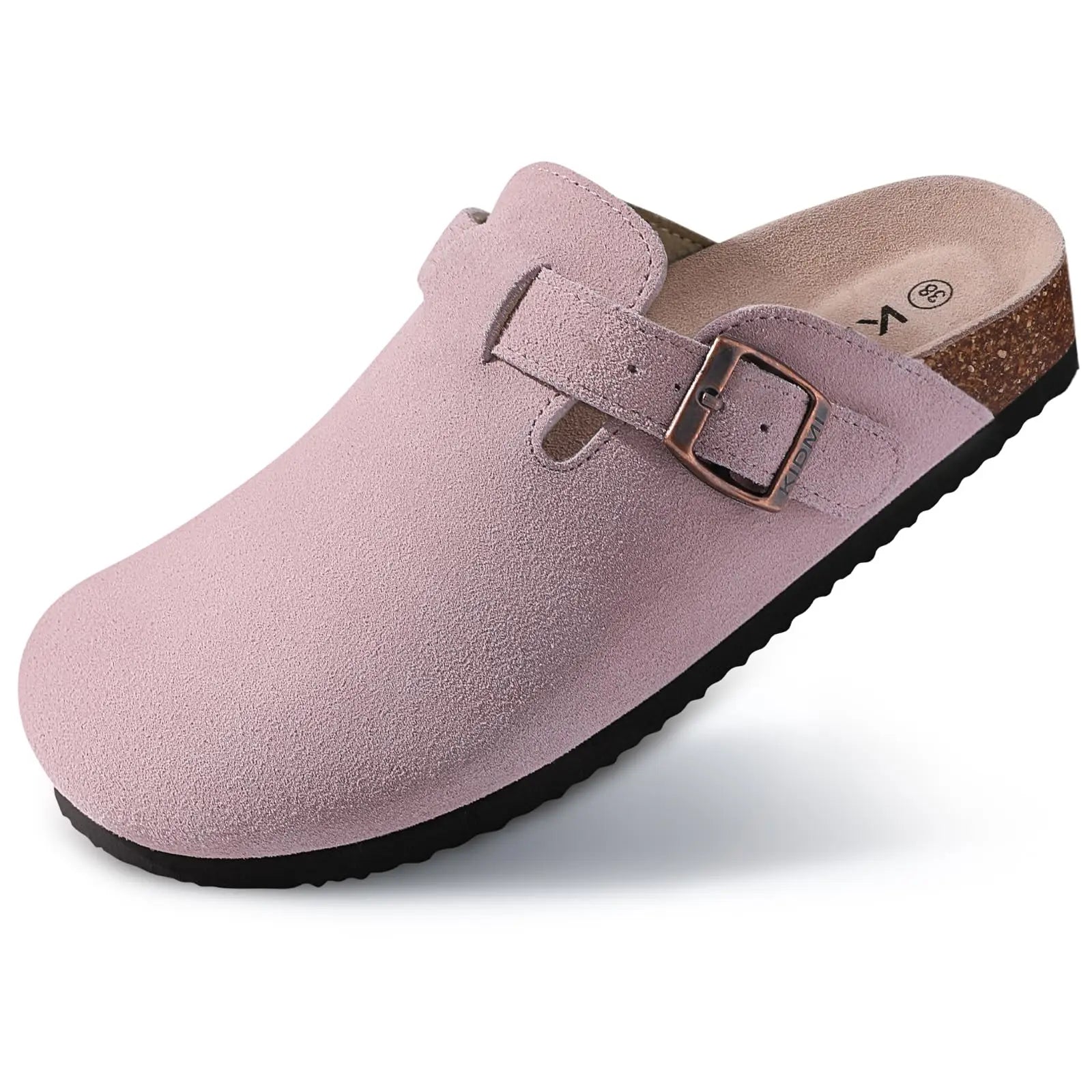 Suede Cork Clogs