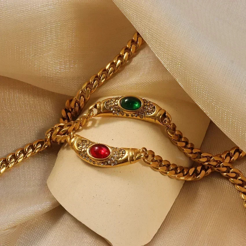 Crystal Choker Chain Necklace