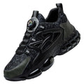 Rotating-Button Anti-Smash Safety Shoes