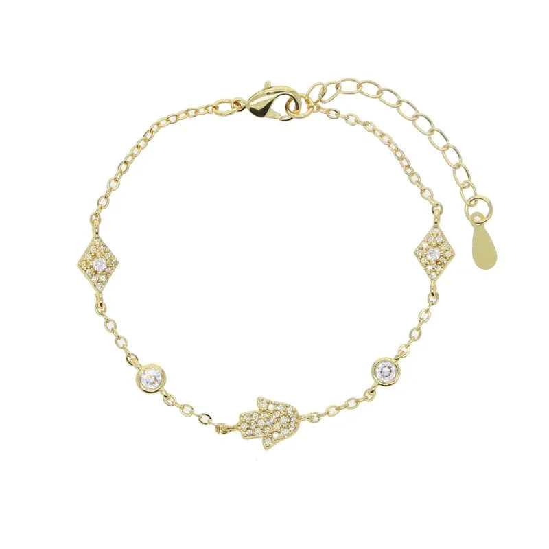 Evil Eye Charm Link Bracelet